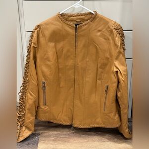Italian Leather Marcia Collection, Leather Jacket, size XL